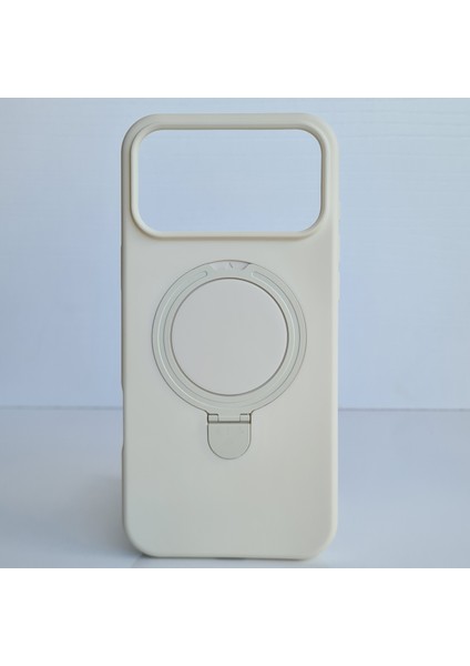 iPhone 17 Pro Magsafe ile Uyumlu Standlı Yumuşak Soft Mükemmel Manyetik Silikon Kılıf fiyatları