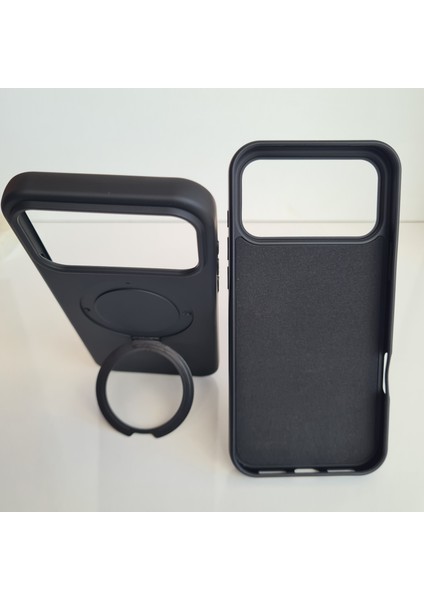 iPhone 17 Pro Magsafe ile Uyumlu Standlı Yumuşak Soft Mükemmel Manyetik Silikon Kılıf fiyatları