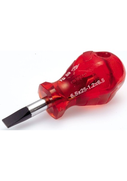 Tornavida Düz Topaç 6.5X40 Düz Tornavida 6