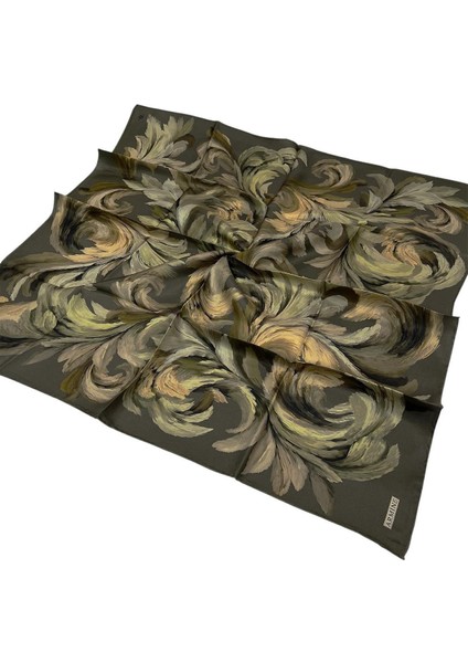 Armine Ipek Eşarp 2026 Kış - 9423-86 Koyu Haki Sura