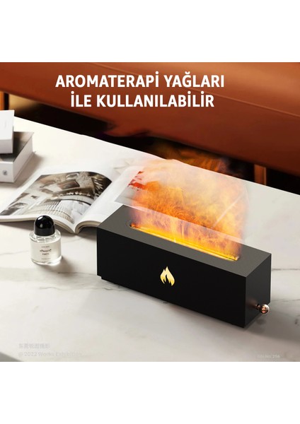 Şömine Görünümlü Aroma Difüzör ve Hava Nemlendirici – Alev Efektli LED Işıklı, Sessiz Çalışan Ultrasonik Buhar Makinesi, Aromaterapi ve Dekoratif Ortam Aydınlatması modelleri