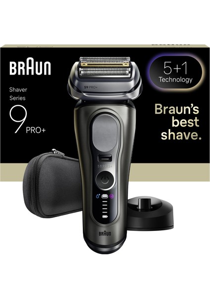 Series 9 Pro+ Elektrikli Tıraş Makinesi, Islak ve Kuru, Şarj Standı, 9615S