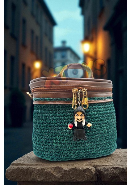 Wicka Cadı ve Kızılelma Anahtarlık, Çanta Charmı ve Aksesuarı, Sevgiliye Hediye Halloween Oyuncak fırsatları