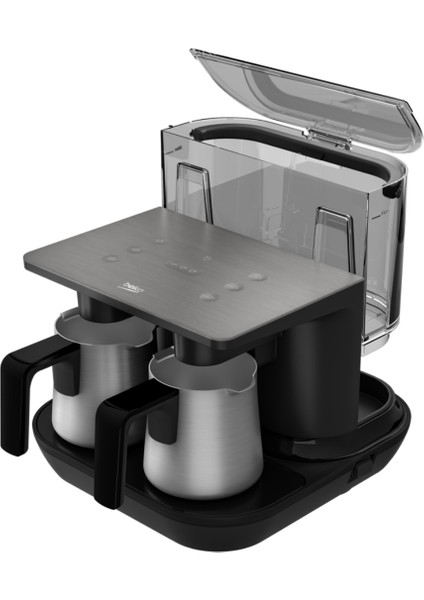 Tkm 8961 A Keyf Antrasit Çelik Ikili Türk Kahve Makinesi modelleri