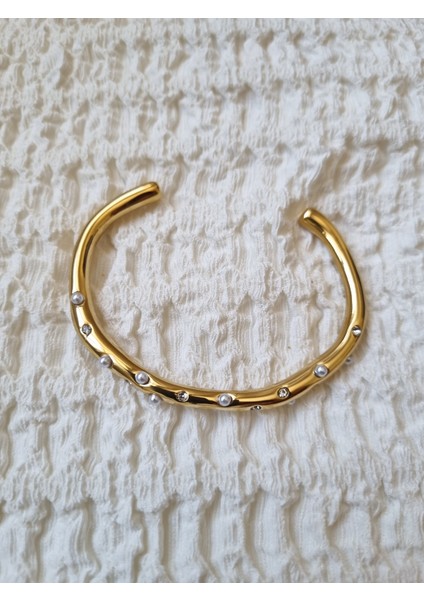 Inci Taşlı Çelik Kelepçe modelleri