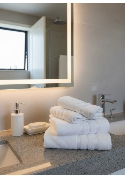 Ultra Yumuşak Banyo Havlusu 70/140 Beyaz fırsatları