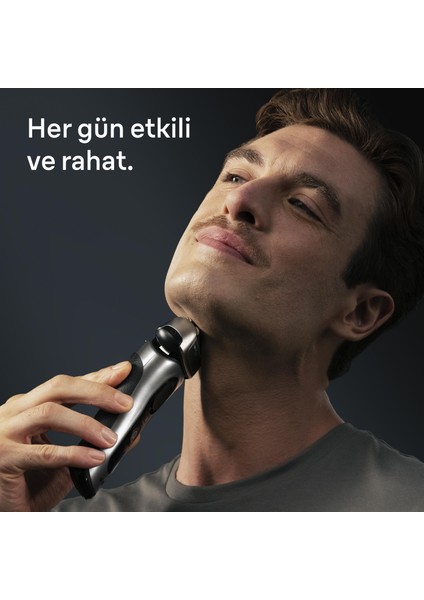 Series 8 Elektrikli Tıraş Makinesi, Islak ve Kuru, Şarj Standı, 8617S modelleri