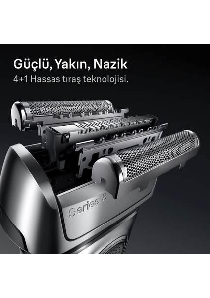 Series 8 Elektrikli Tıraş Makinesi, Islak ve Kuru, Şarj Standı, 8617S fırsatları