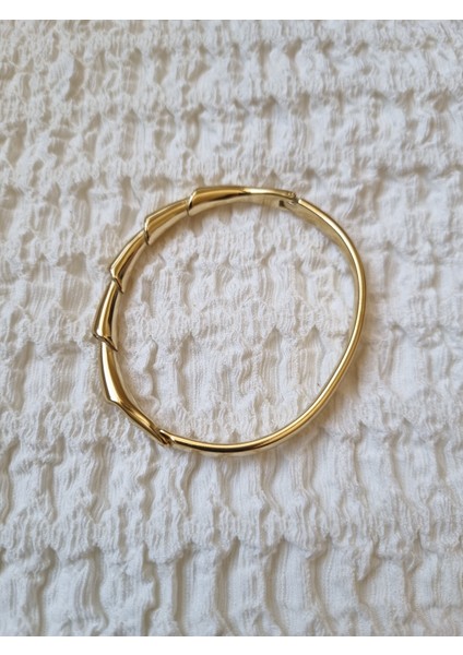 Taş Detaylı Kemik Görünümlü Çelik Kelepçe modelleri