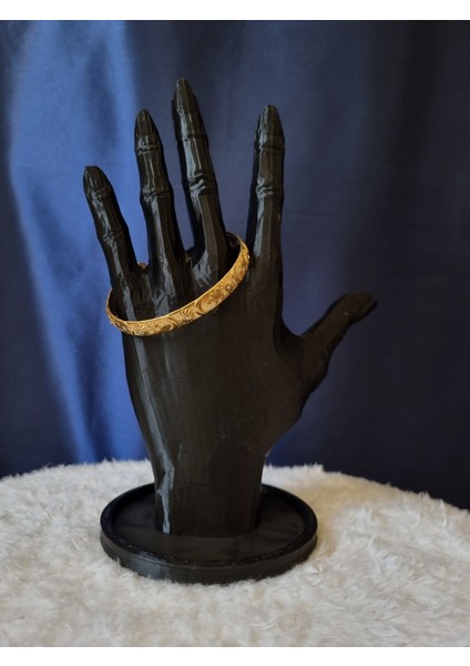 Ay Yıldız Detaylı Vintage Çelik Kelepçe