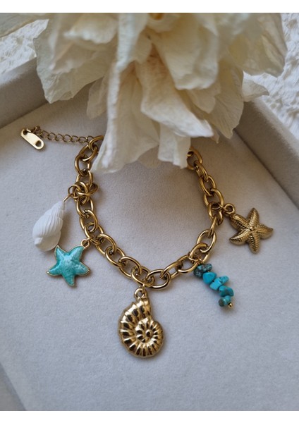 Charmlı Çelik Bileklik fırsatları