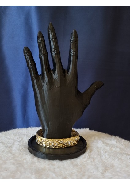 Beyaz Taşlı Göz Detaylı Vintage Çelik Kelepçe fiyatları