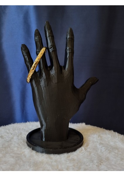 Yıldız Detaylı Taşlı Çelik Kelepçe