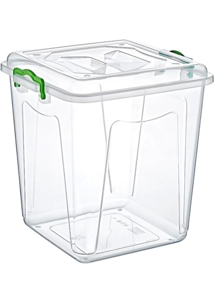 Şeffaf Derin Mama Saklama Kutusu 15 Litre, Sağlam ve Pratik Depolama Çözümü