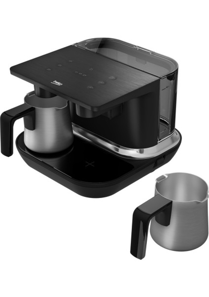 Tkm 8961 S Keyf Siyah Çelik Ikili Türk Kahve Makinesi modelleri