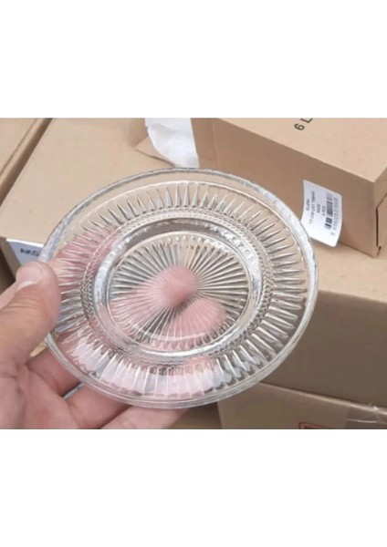 Turuncu Riva Çay Tabağı 13CM, 6'lı Set, Şık ve Kullanışlı Tasarım