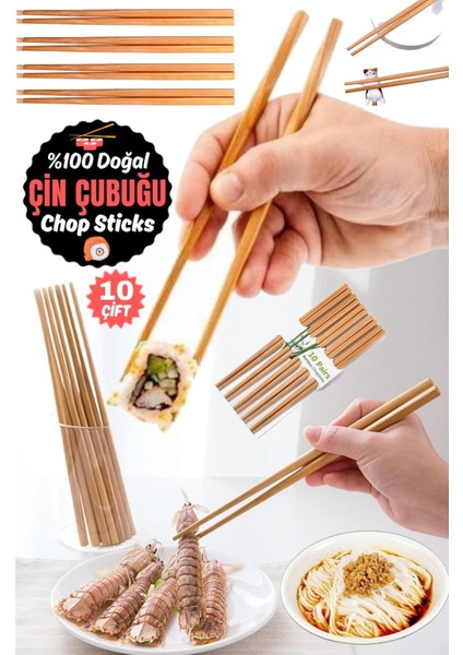 Renkli Ahşap Çift Çubuk Kordon Kıvrımlı Dayanıklı Servis Seti