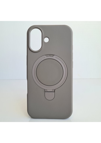 iPhone 17 Magsafe ile Uyumlu Standlı Yumuşak Soft Mükemmel Manyetik Silikon Kılıf modelleri
