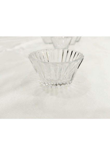 Turuncu 6'lı Küçük Lokum ve Sosluk Seti, Kahve Yanına Şık Kullanışlı Ürün