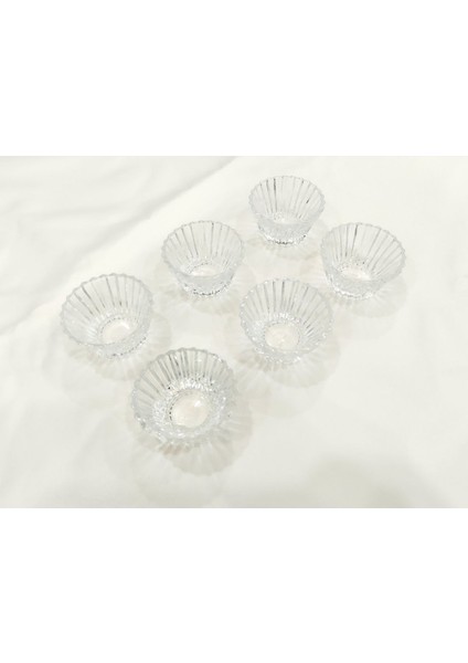 Turuncu 6'lı Küçük Lokum ve Sosluk Seti, Kahve Yanına Şık Kullanışlı Ürün