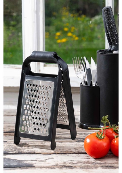 Paslanmaz Çelik Portatif Rende, Pratik ve Şık Tasarım, Hazneli Çok Amaçlı Rende