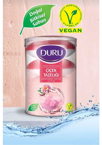 Vegan Fresh Sensection Çiçek Tazeliği Katı Duş Sabunu – Bitkisel & Ferahlatıcı