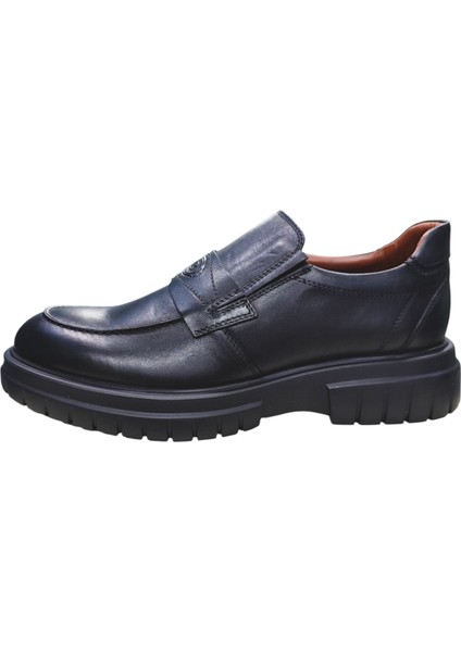 5312 Siyah Yüksek Tabanlı Klasik Erkek Ayakkabı