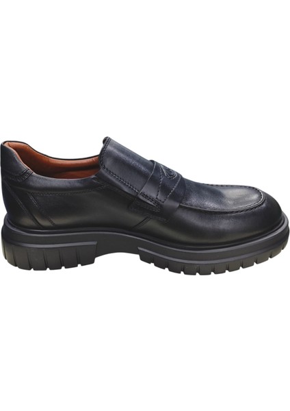 5312 Siyah Yüksek Tabanlı Klasik Erkek Ayakkabı modelleri