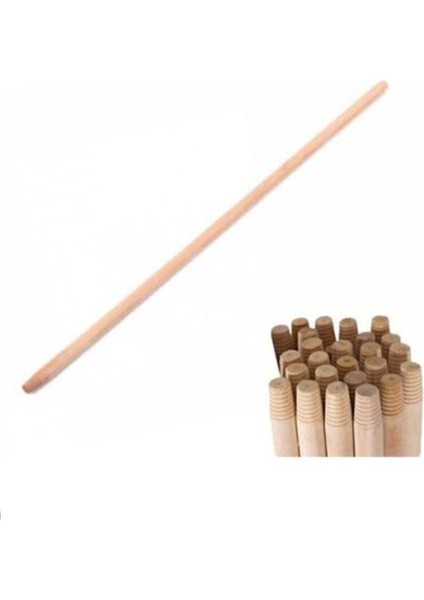 Ahşap Vidalı Paspas Fırça Faraş Ceksil Süpürge Sapı 108 cm – Dayanıklı ve Çok Fonksiyonlu