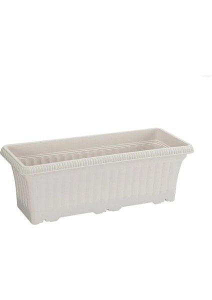 Ova Balkon Saksı No:2 – 41X16 cm Dikdörtgen Saksı Bahçe & Balkon Için fiyatları