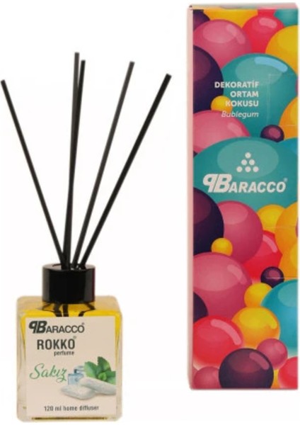 Reed Diffuser – Sakız Esanslı Çubuklu Oda Kokusu, Uzun Süre Kalıcı