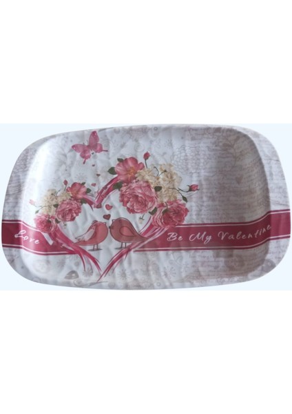 36X25 cm Melamin Tepsi – Pratik Çay ve Sunum Tepsisi