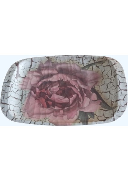 36X25 cm Melamin Tepsi – Pratik Çay ve Sunum Tepsisi