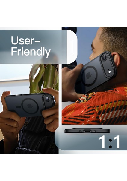 iPhone 17 Air Kılıf Kamera Çıkıntılı Mat Magsafe Wireless Şarj Destekli Renkli Hassas Butonlu Kapak modelleri