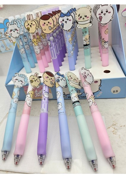 Sanrio Kawaii Sevimli Figürlü Silinebilir Tükenmez Kalem Mavi Mürekkep Silinebilir Hediyelik 1 Adet fiyatları