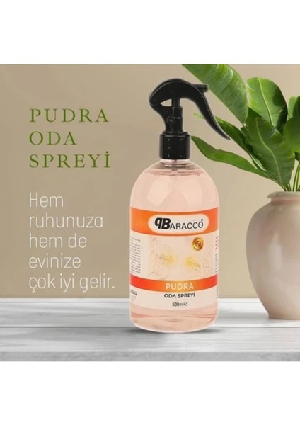 Pudralı Oda Spreyi 500 ml – Temizlik Hissi Veren Koku