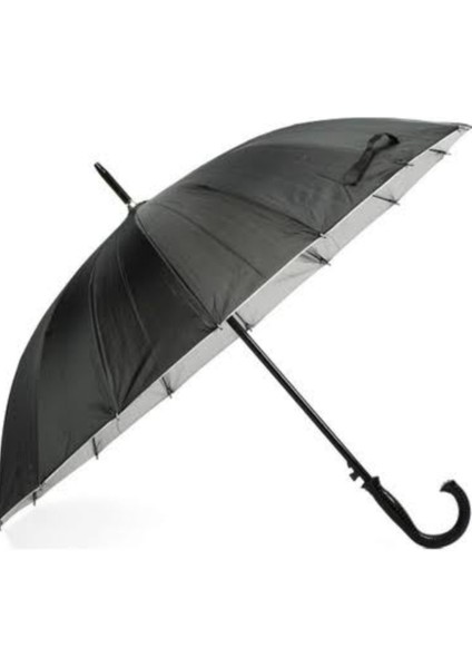 16 Telli Rüzgara Dayanıklı Su Geçirmez Baston Şemsiye 80 cm – Dayanıklı Polyester Kumaş fırsatları