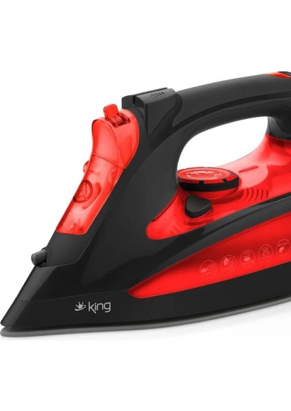 Osborn 2600W Buharlı Ütü – Kırmızı, Otomatik Kapanma ve Kireç Önleyici Sistem fiyatları