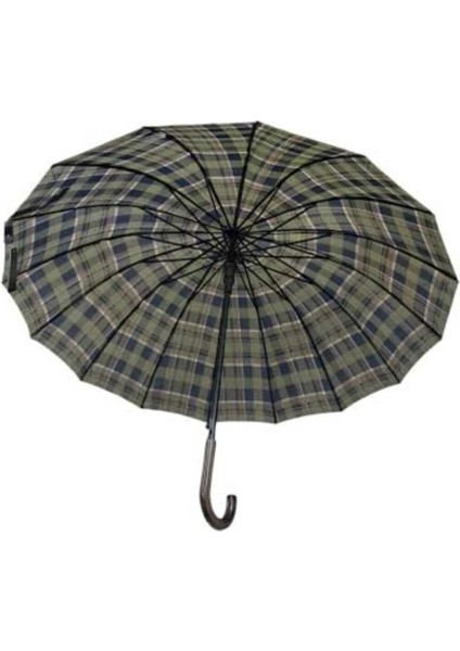 16 Telli Rüzgara Dayanıklı Su Geçirmez Baston Şemsiye 87 cm – Dayanıklı Polyester Kumaş modelleri