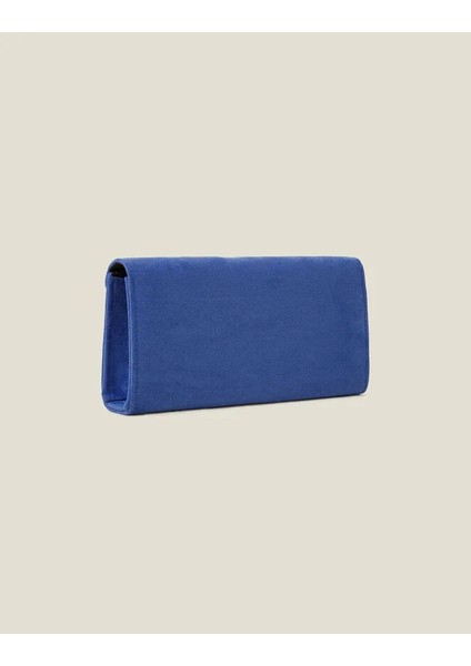 Suedette Clutch Cobalt fiyatları