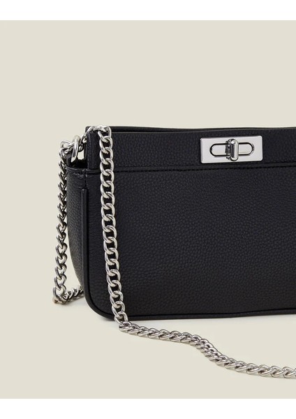 Twist Lock Zincir Kulplu Kol Çantası modelleri