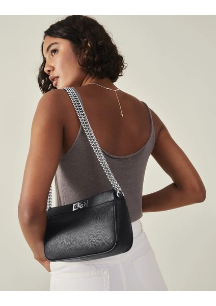 Twist Lock Zincir Kulplu Kol Çantası fırsatları