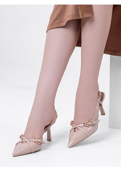 Bucolic Süet Rugan Tokalı Önden Iki Bantlı Kadın Topuklu Ayakkabı fiyatları