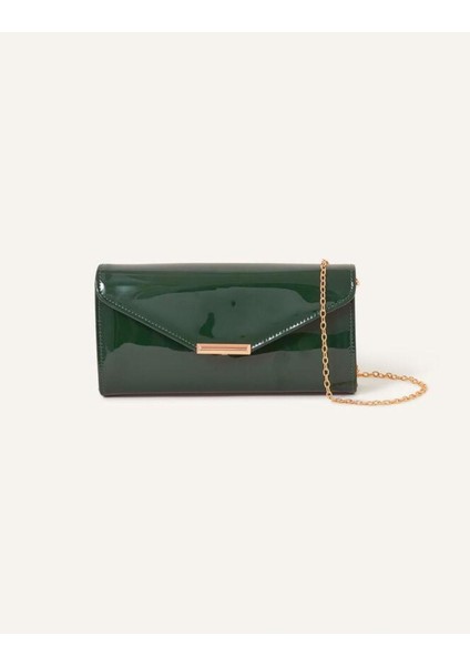 Patent Clutch Green