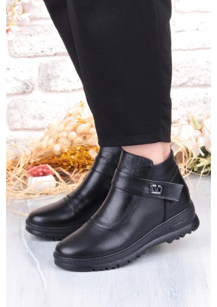 B002 Rahat Esnek Kaymaz Taban Yumuşak Hakiki Deri Kadın Bot fiyatları