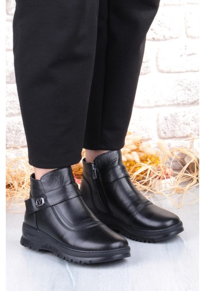 B002 Rahat Esnek Kaymaz Taban Yumuşak Hakiki Deri Kadın Bot modelleri