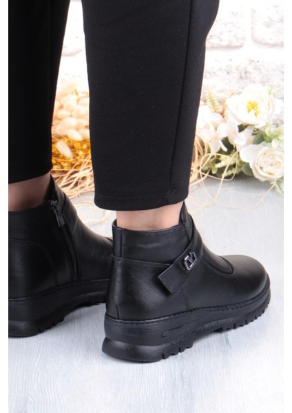 B002 Rahat Esnek Kaymaz Taban Yumuşak Hakiki Deri Kadın Bot fırsatları