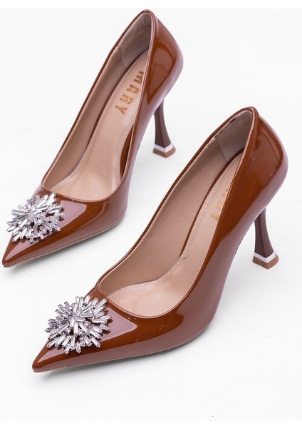 Bucolic Süet Rugan Tokalı Önden Iki Bantlı Kadın Topuklu Ayakkabı fiyatları