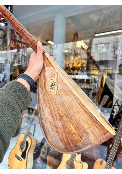 Kısa Sap Yarı Profesyonel Ceviz Bağlama 40 Tekne Jak Girişli fiyatları