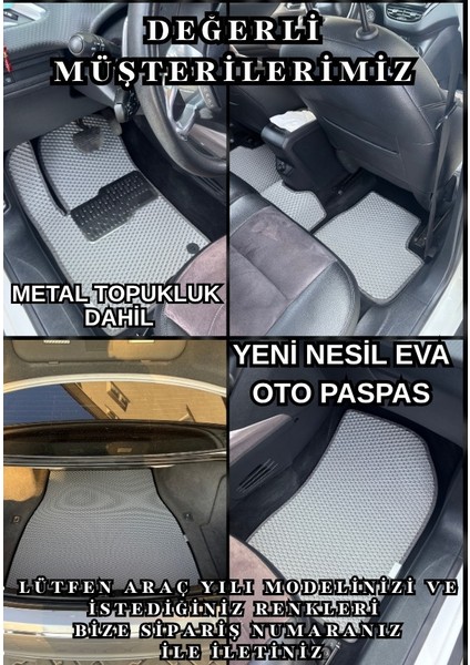 Skoda Fabıa 2 (2007 2014) Yeni Nesil Eva Akıllı Oto Paspas Seti / Araç Içi + Bagaj + Topukluk